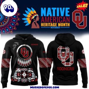 Oklahoma Sooners 2024 Native American Heritage Month Premium Limited Pullover Hoodie