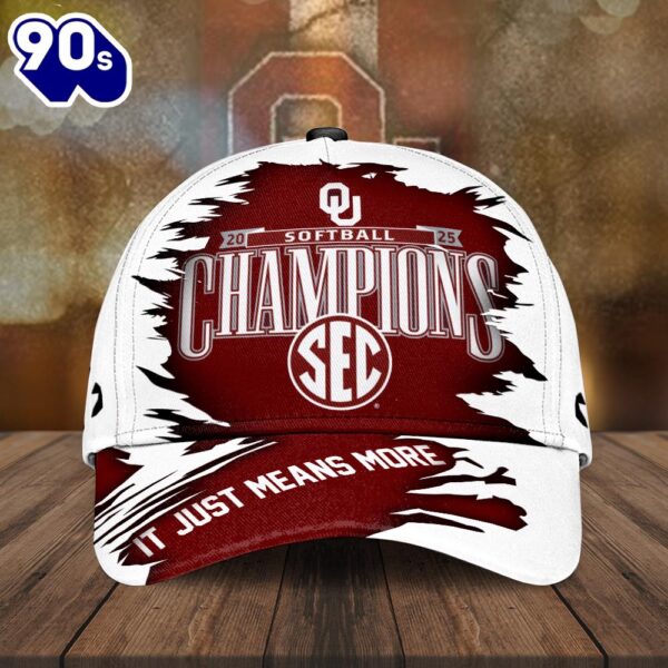 Oklahoma Sooners Women’s Softball Classic 3D Cap Hot 2025