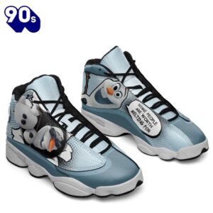 Olaf Air Jordan 13 Sneakers Custom Comic Style Shoes