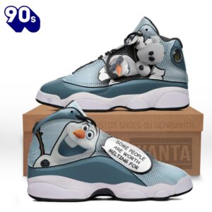 Olaf Air Jordan 13 Sneakers Custom Comic Style Shoes