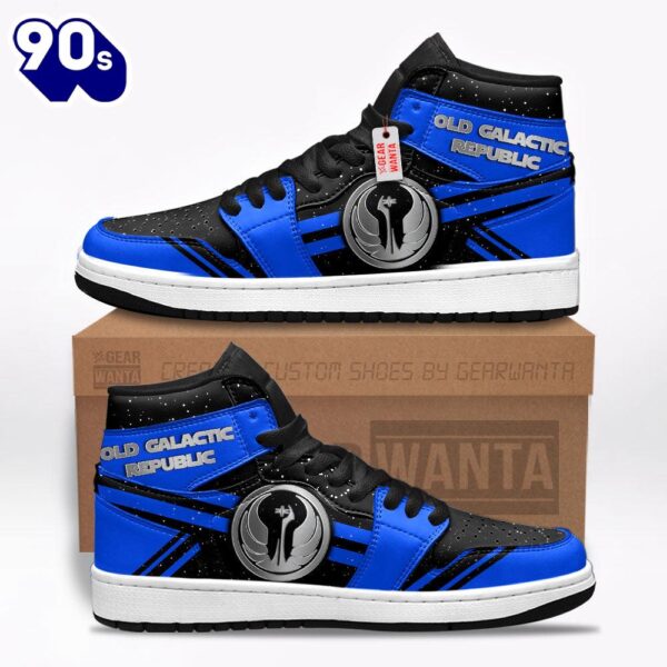 Old Galactic Republic Star Wars Symbols J1 Shoes Custom For Fans