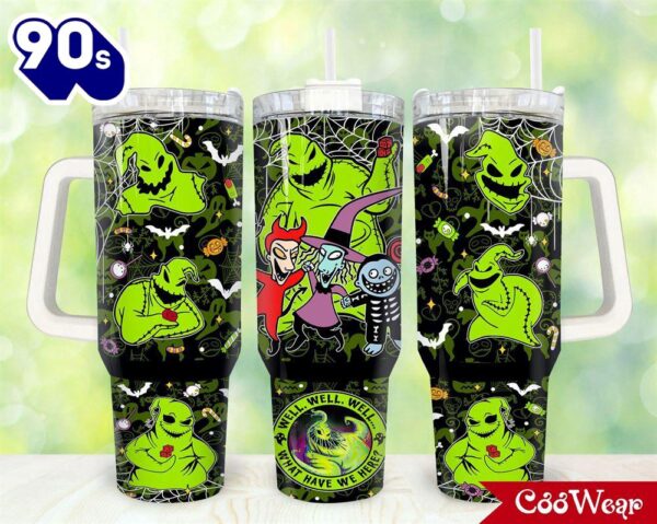 Oogie Boogie The Nightmare Before Christmas Cartoon Custom Stanley Cup 40 Oz Tumbler With Handle 3