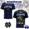 Orange Bowl Champions 2025 Notre Dame Football Premium 3D T-Shirt