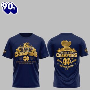 Orange Bowl Chmapions Notre Dame Shirt 2025