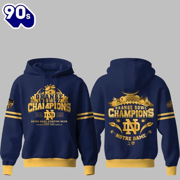 Orange Bowl Chmapions Notre Dame Shirt 2025