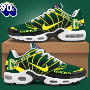 Oregon Ducks football Personalized TN Air Max Plus Shoes