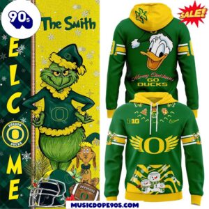 Oregon Ducks Merry Christmas Hoodie