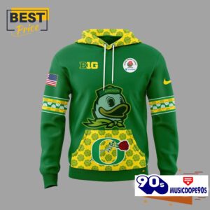 Oregon Ducks x 2025 Rose Bowl Game Special Hoodie, Cap