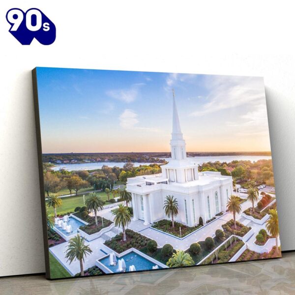 Orlando Florida Greater Heights Canvas Wall Art Jesus Christ Picture Canvas Christian Wall Art  Gift Christmas