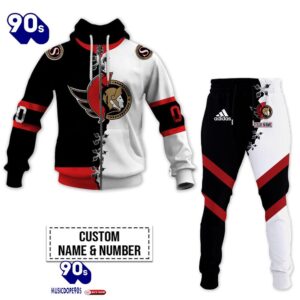 Ottawa Senators Personalized NHL Mix Jersey Hoodie Set