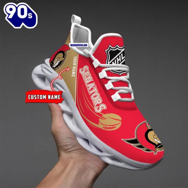 Ottawa Senators Personalized NHL New Max Soul Shoes V1