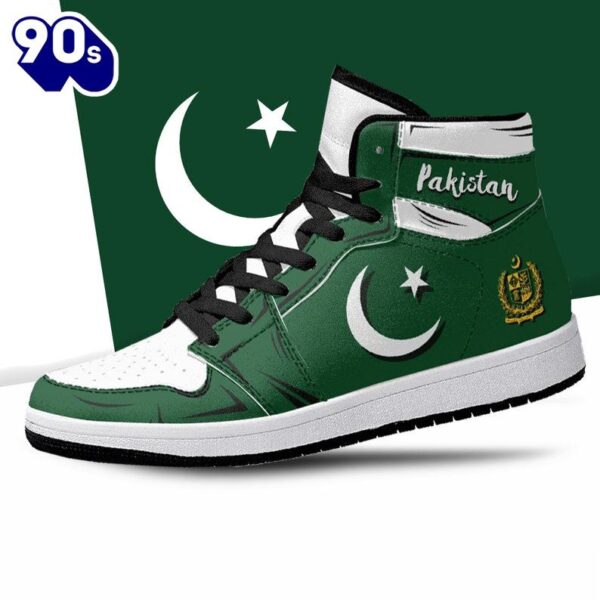 Pakistan Flag JD1 Sneakers Custom Country