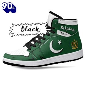 Pakistan Flag JD1 Sneakers Custom Country