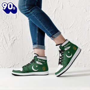 Pakistan Flag JD1 Sneakers Custom Country