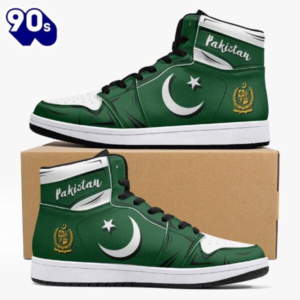 Pakistan Flag JD1 Sneakers Custom Country