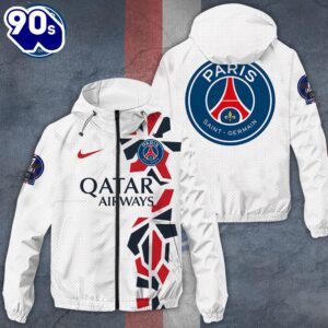 Paris Saint-Germain 3D Windbreaker Jacket…