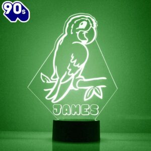 Parrot Night Light Personalized Free…