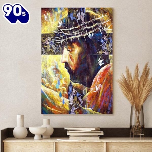 Passion Of The Christ Jesus Canvas Art   Gift Christmas