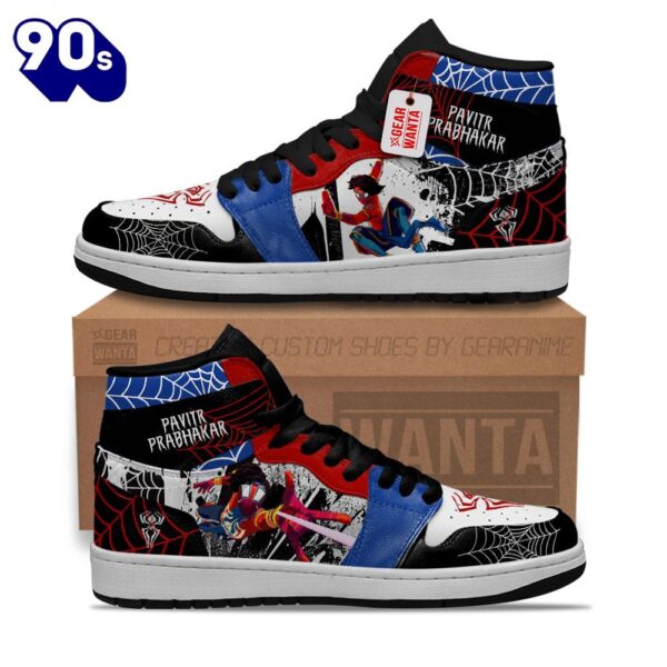 Pavitr Prabhakar Spider-Verse J1 Shoes Custom Sneakers For Fans