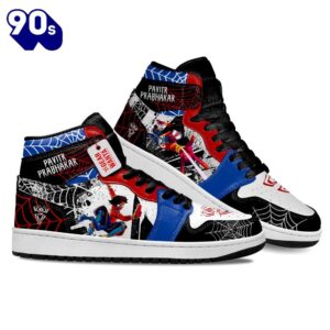 Pavitr Prabhakar Spider-Verse J1 Shoes Custom Sneakers For Fans