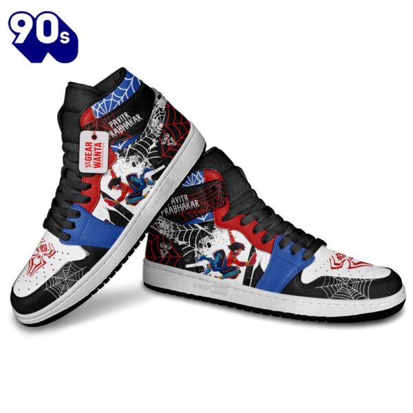 Pavitr Prabhakar Spider-Verse J1 Shoes Custom Sneakers For Fans