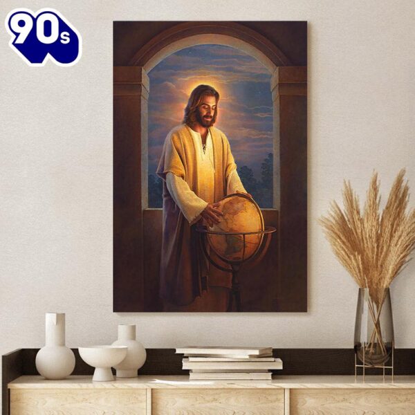 Peace On Earth Canvas Wall Art Jesus Canvas Pictures   Gift Christmas