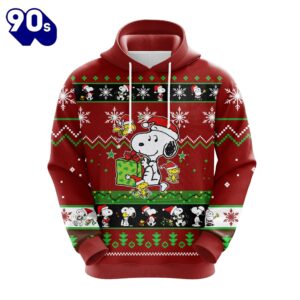 Peanuts Christmas Cute Noel Mc Ugly Hoodie Red 1- Amazing Gift Idea Thanksgiving Gift