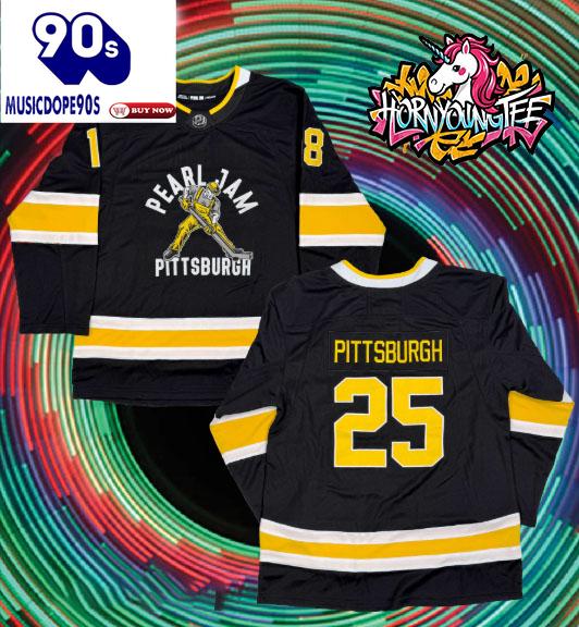 Pearl Jam Event Hockey Jersey Show At Paints Arena In Pittsburgh PA On May 18 2025 Hockey Jersey Pearl Jam Event Hockey Jersey Show At Paints Arena In Pittsburgh PA On May 18 2025 Hockey Jersey