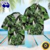 Penguin Green Tropical Hawaiian Shirt Summer Button Up