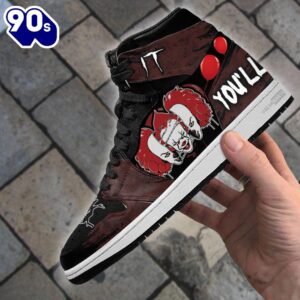 Pennywise IT Shoes Custom Horror Face Sneakers