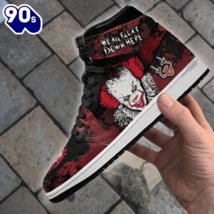 Pennywise IT Shoes Custom Horror Fans Sneakers