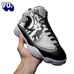 Pep? Le Pew Air Jordan 13 Sneakers Custom Comic Style Shoes