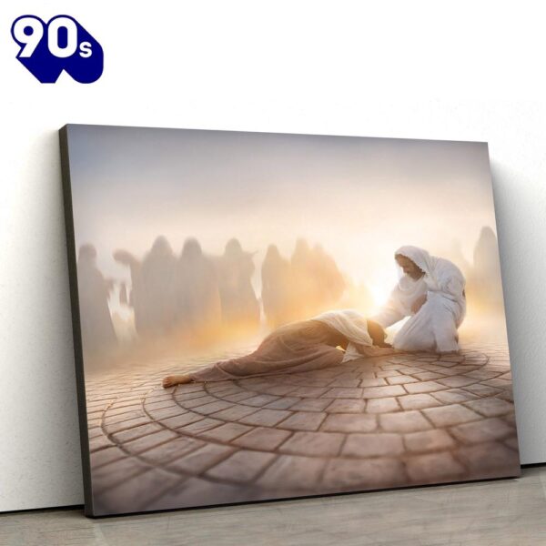 Perfect Love Canvas Picture Jesus Christ Canvas Art   Gift Christmas