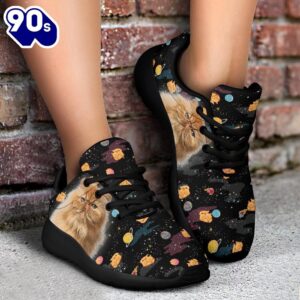 Persian Cat Sneakers Sporty Shoes For Cat Lover