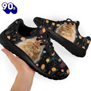 Persian Cat Sneakers Sporty Shoes For Cat Lover