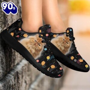 Persian Cat Sneakers Sporty Shoes For Cat Lover