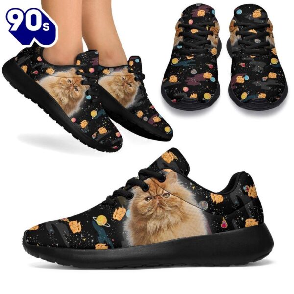 Persian Cat Sneakers Sporty Shoes For Cat Lover