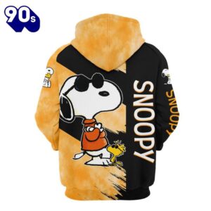 Personalize Name Snoopy Pattern Hoodie And Leggings Set