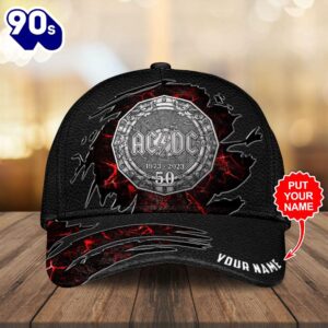 Personalized ACDC Classic Cap Christmas Music Gift Summer For Women And Men