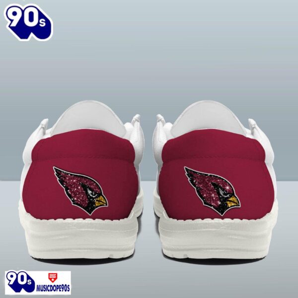 Personalized Arizona Cardinals NFL 32 Teams HeyDude Canvas Loafer Shoes