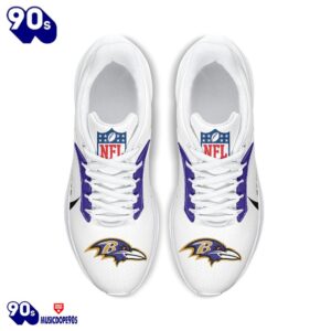 Personalized Baltimore Ravens Nike Running Sneakers