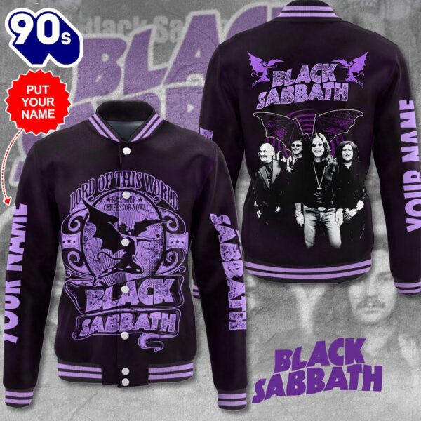 Personalized Black Sabbath Varsity Jacket For Fans