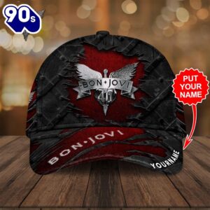 Personalized Bon Jovi Classic Cap 3D Hat Trendding New