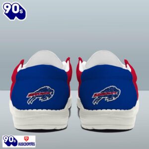 Personalized Buffalo Bills NFL 32 Teams HeyDude Canvas Loafer Shoes