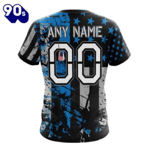 Personalized Carolina Panthers Classic Grunge…