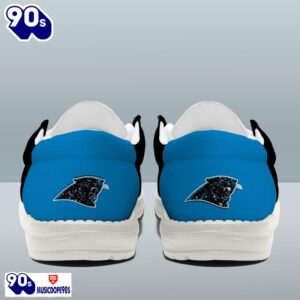 Personalized Carolina Panthers NFL 32 Teams HeyDude Canvas Loafer Shoes