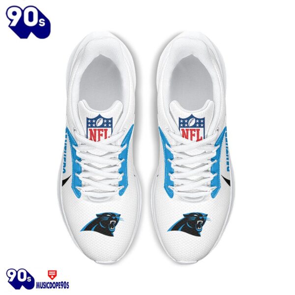 Personalized Carolina Panthers Nike Running Sneakers