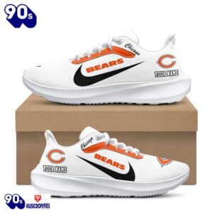 Personalized Chicago Bears Nike Running Sneakers