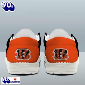 Personalized Cincinnati Bengals NFL 32 Teams HeyDude Canvas Loafer Shoes