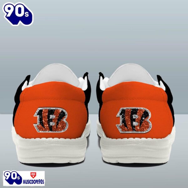 Personalized Cincinnati Bengals NFL 32 Teams HeyDude Canvas Loafer Shoes